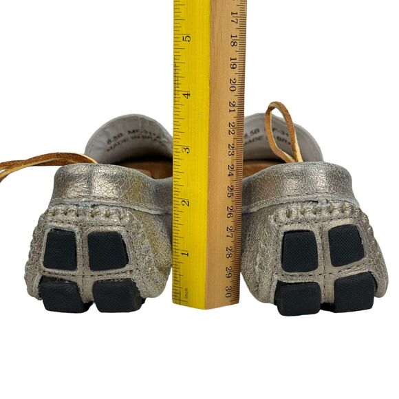 MERCANTI FIORENTINI Men's Leather Metallic Crackle Driving Loafer MOC 8.5 Penny - Picture 8 of 10